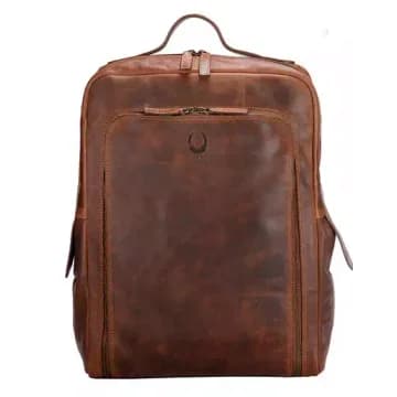 Rucsac laptop 15”, piele vintage